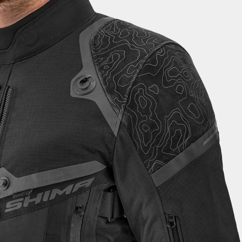 Giacca da moto Shima Tracker nera