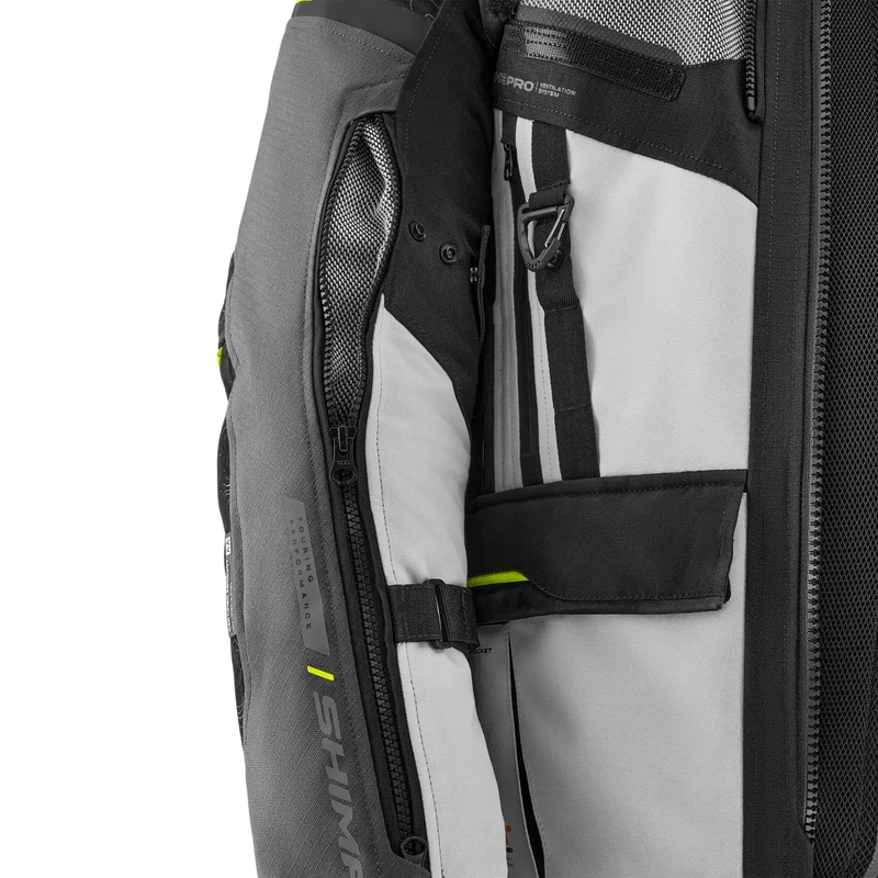 Giacca da moto Shima Tracker grigia