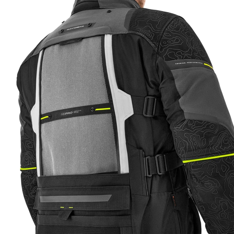 Giacca da moto Shima Tracker grigia