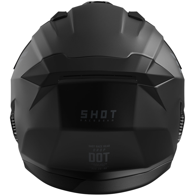 Casco da moto aperto Shot Drop Solid Nero opaco