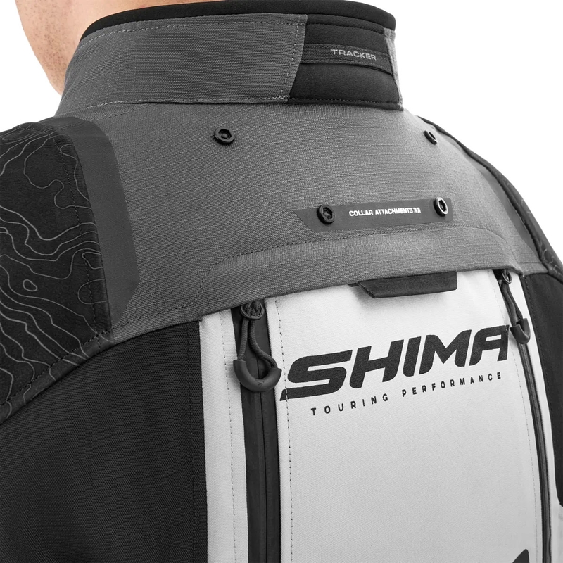 Giacca da moto Shima Tracker grigia