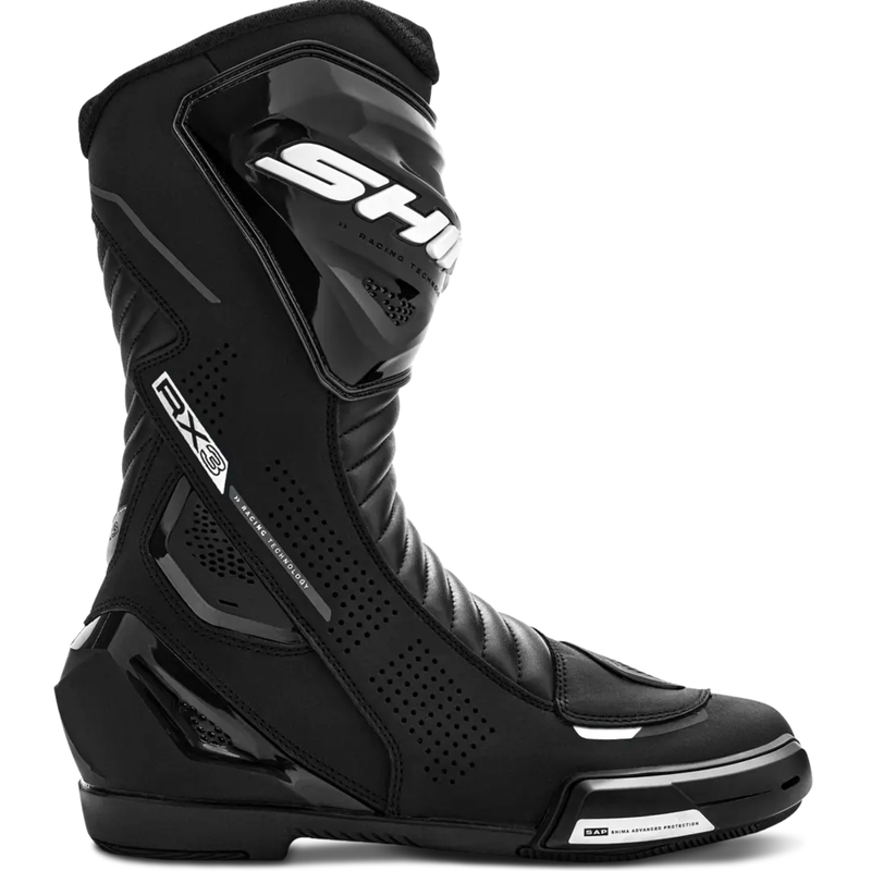 Stivali da moto da donna Shima RX-3 nero-bianco