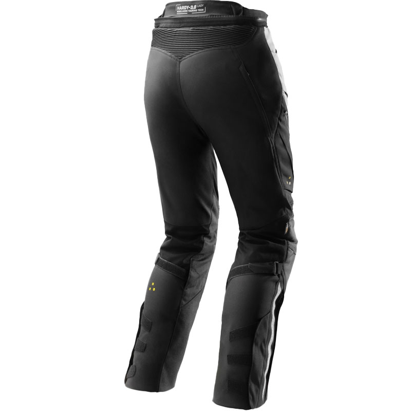 Pantaloni moto da donna Rebelhorn Hardy 3.0 nero-grigio