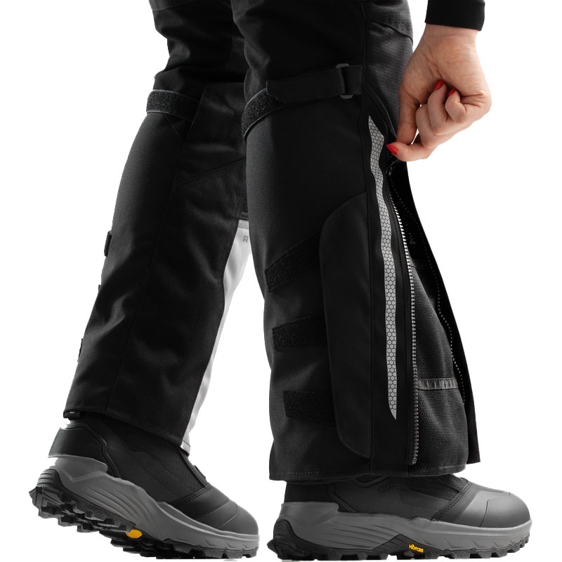 Pantaloni moto da donna Rebelhorn Hardy 3.0 nero-grigio