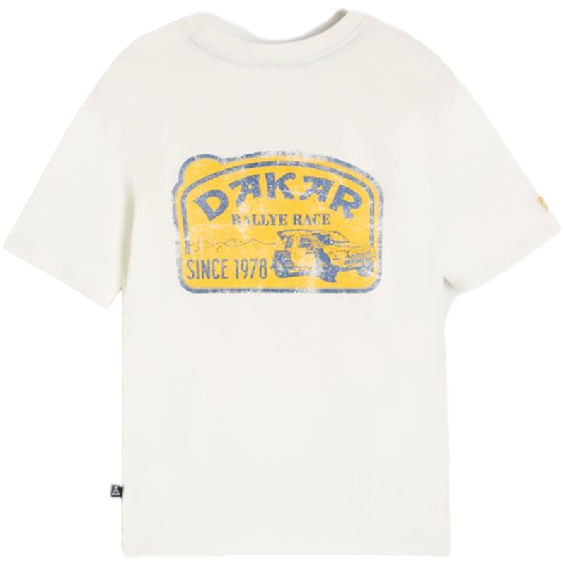 Maglietta bianca Dakar Vint B