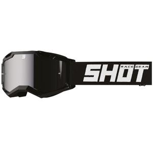 Occhiali da motocross Shot Rocket Kid 2.0 drop neri con lenti iridium