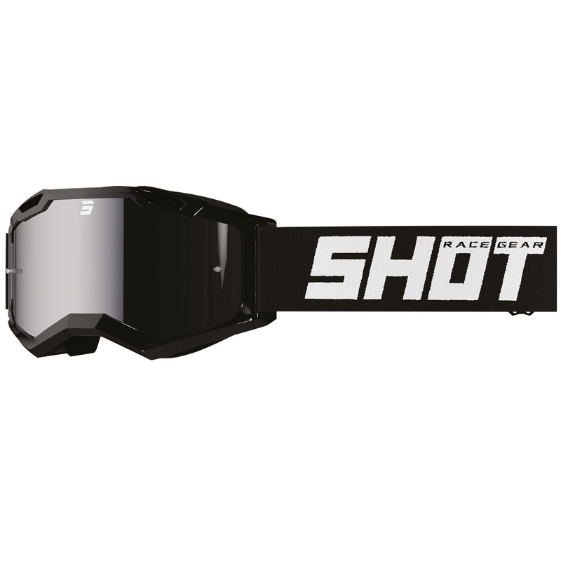 Occhiali da motocross Shot Rocket Kid 2.0 drop neri con lenti iridium