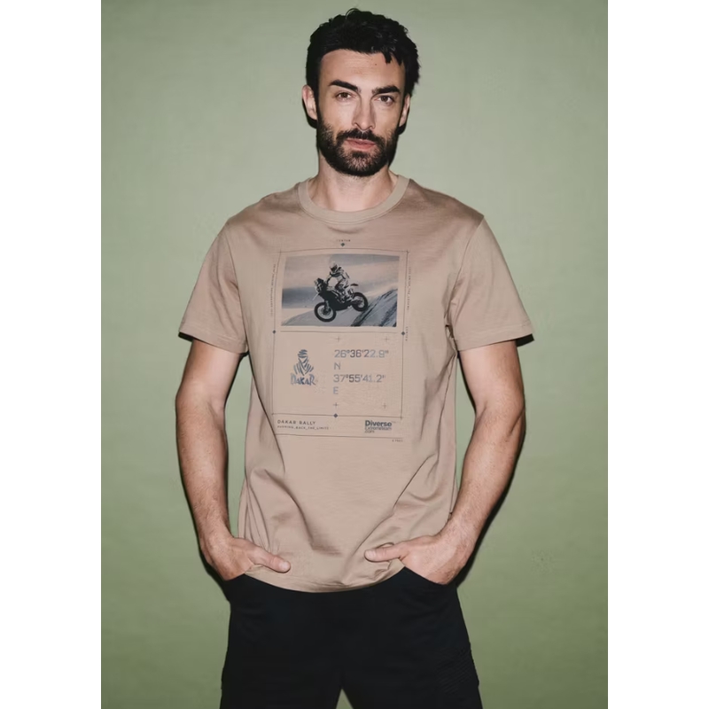 T-shirt Dakar DES DSRT 0625 beige
