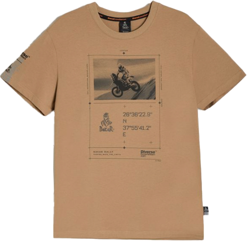 T-shirt Dakar DES DSRT 0625 beige