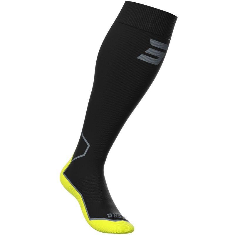 Calzini Shot Line giallo fluo