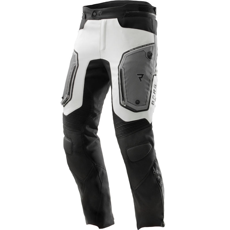 Pantaloni da moto Rebelhorn Borg II neri-grigi