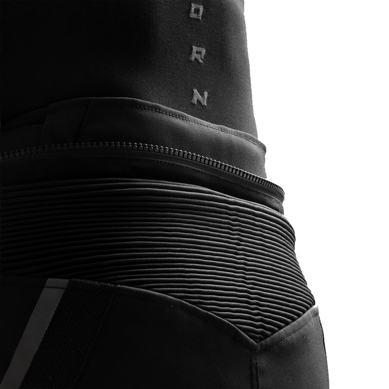 Pantaloni moto da donna estesi Rebelhorn Hiflow V neri