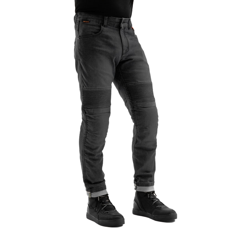 Jeans da motociclista Rebelhorn Revolt Monolayer neri
