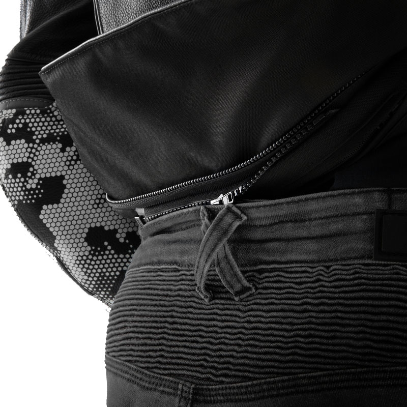 Jeans da motociclista Rebelhorn Revolt Monolayer neri