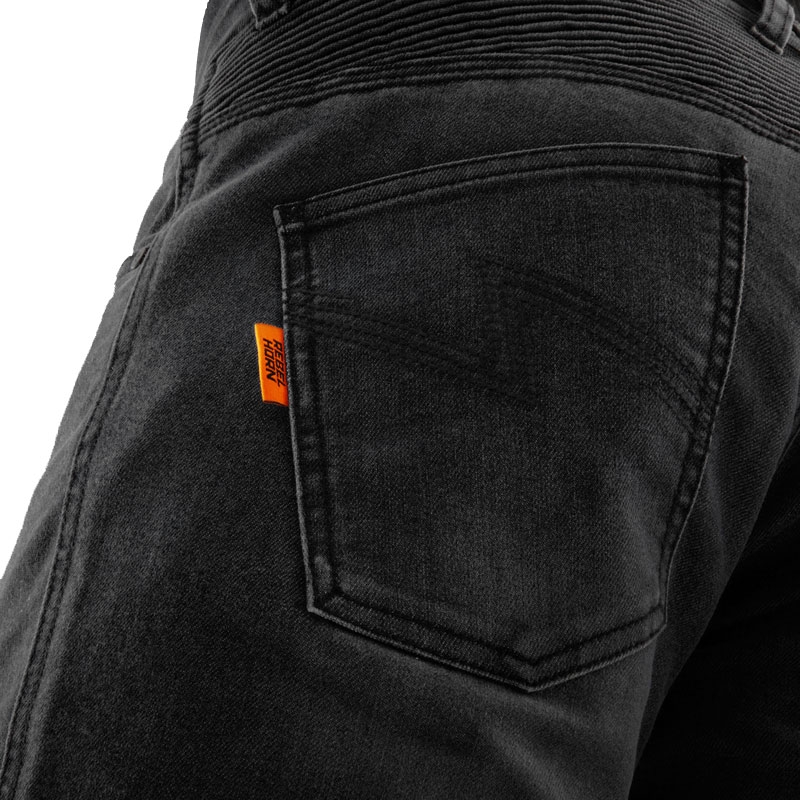 Jeans moto allungati Rebelhorn Revolt Monolayer neri
