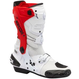 Stivali da moto SiDi Rex Air bianco-rosso