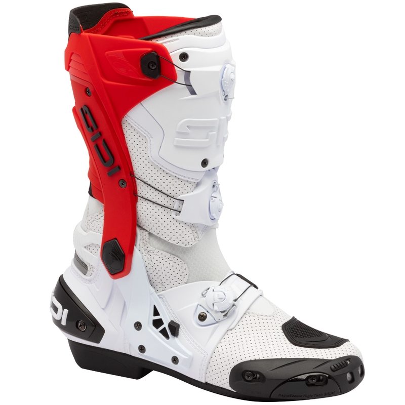 Stivali da moto SiDi Rex Air bianco-rosso