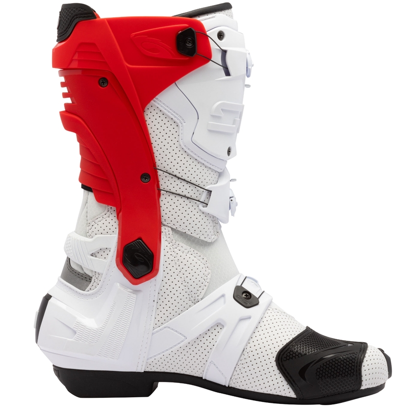Stivali da moto SiDi Rex Air bianco-rosso