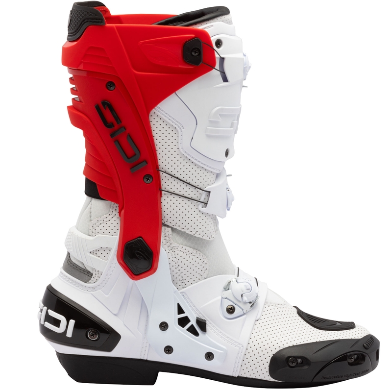 Stivali da moto SiDi Rex Air bianco-rosso