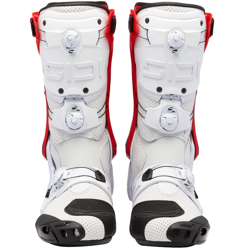 Stivali da moto SiDi Rex Air bianco-rosso