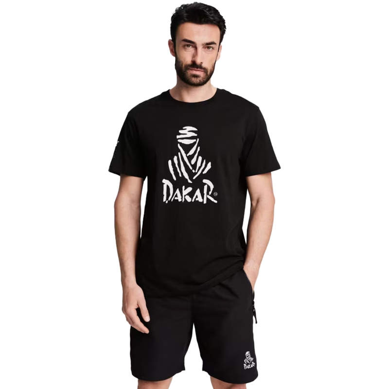 T-shirt Dakar DES LOGO25 nera