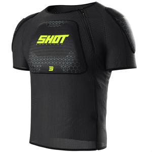 Body protector Shot Airlight T-Shirt nero-giallo fluo