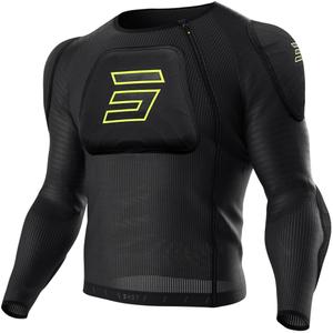 Gilet protettivo Shot Vest Prime nero-giallo fluo