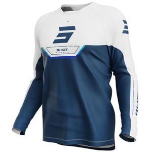 Maglia da motocross per bambini Shot Draw Daytona blu