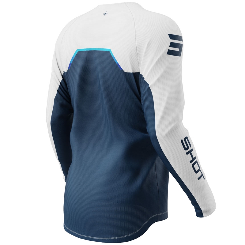 Maglia da motocross per bambini Shot Draw Daytona blu