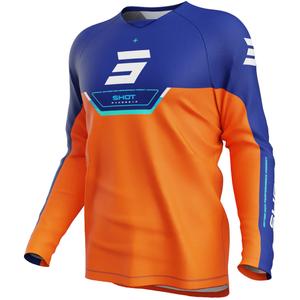 Maglia da motocross per bambini Shot Draw Daytona arancione