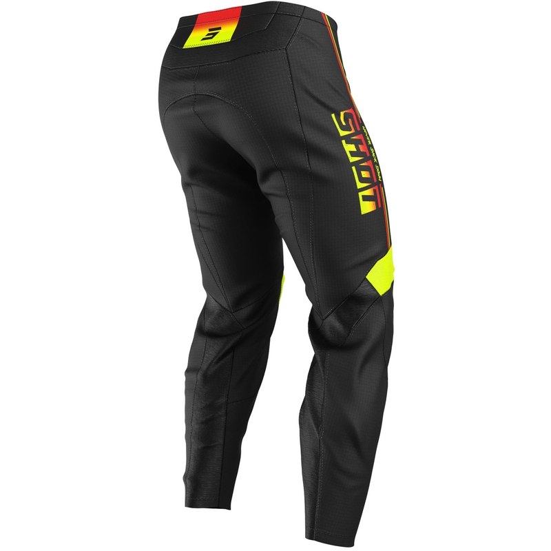 Pantaloni da motocross per bambini Shot Draw Block Fluo Yellow