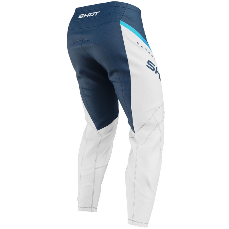 Pantaloni da motocross per bambini Shot Draw Daytona blu