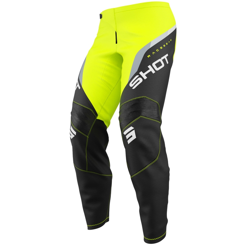 Pantaloni da motocross per bambini Shot Draw Daytona Giallo Fluo
