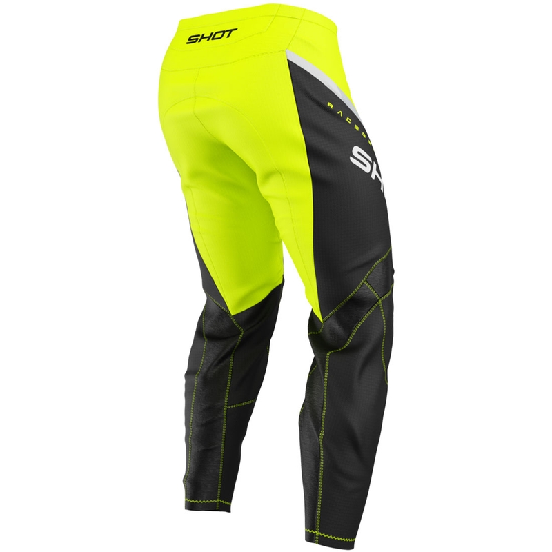 Pantaloni da motocross per bambini Shot Draw Daytona Giallo Fluo