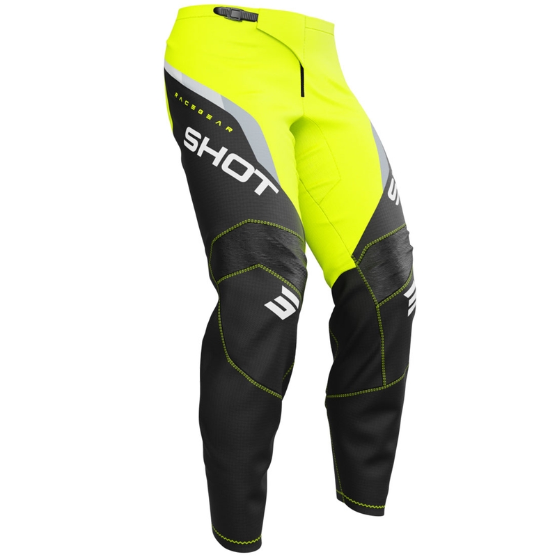 Pantaloni da motocross per bambini Shot Draw Daytona Giallo Fluo