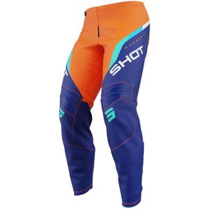 Pantaloni da motocross per bambini Shot Draw Daytona arancioni