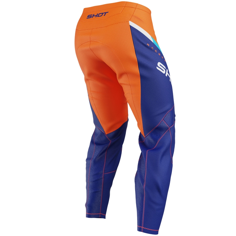 Pantaloni da motocross per bambini Shot Draw Daytona arancioni