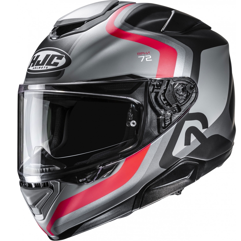 Casco integrale da moto HJC RPHA 72 Ernem MC1SF nero-grigio-rosso