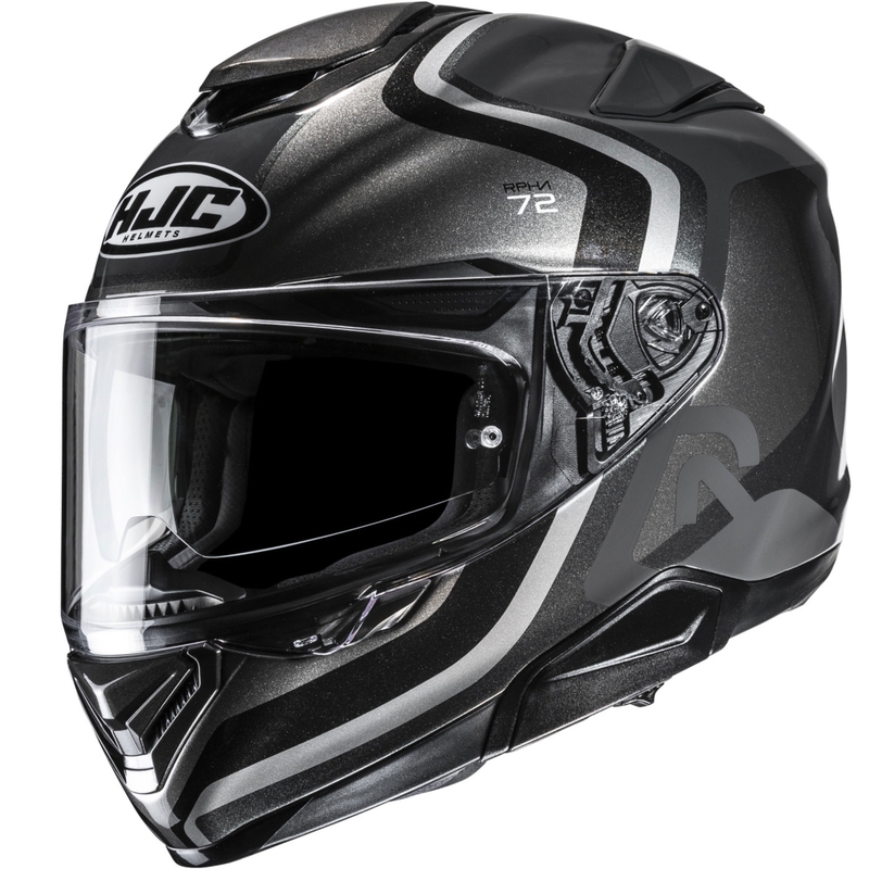 Casco integrale da moto HJC RPHA 72 Ernem MC5SF nero-grigio