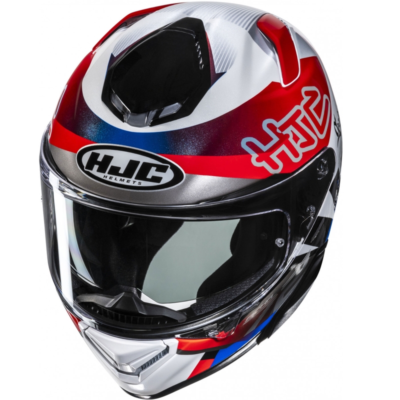 Casco integrale da moto HJC RPHA 72 Goldy MC21 bianco-rosso-blu