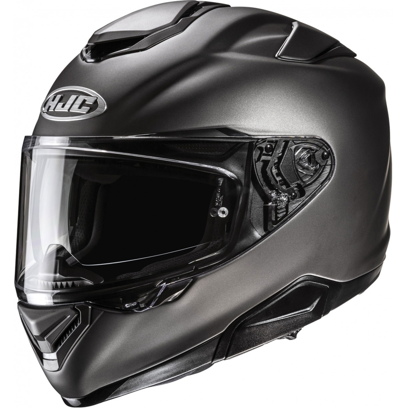 Casco integrale da moto HJC RPHA 72 Solid, titanio semi-opaco