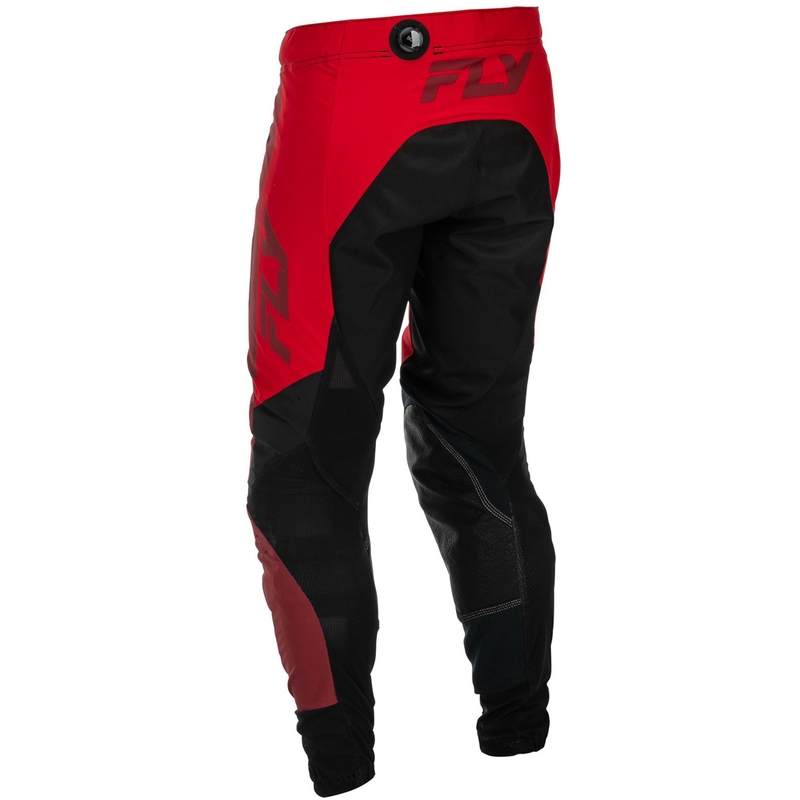 Pantaloni da motocross FLY Racing-USA Lite neri-rossi