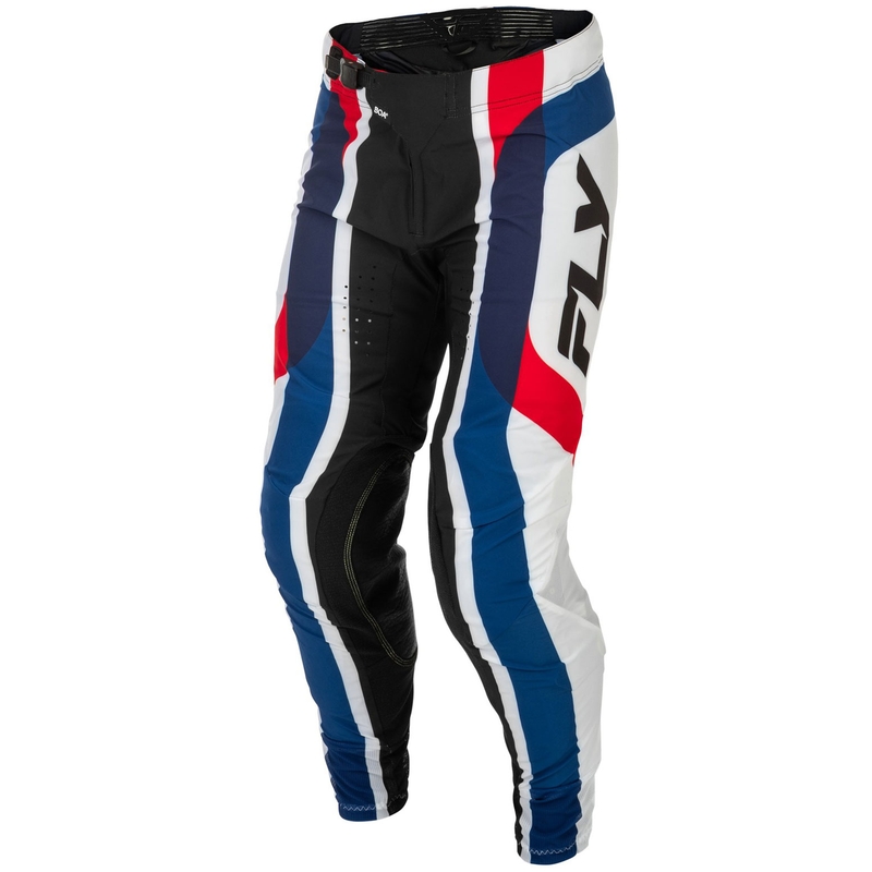 Pantaloni da motocross FLY Racing-USA Lite Se Glory rosso-bianco-blu