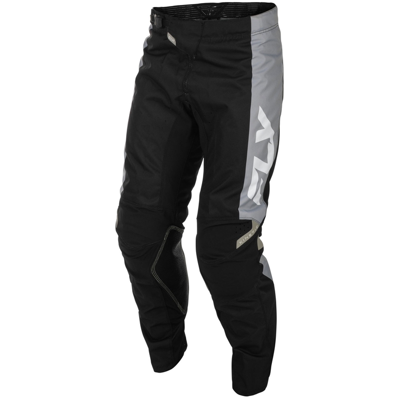 Pantaloni da motocross FLY Racing - USA Kinetic nero-grigio
