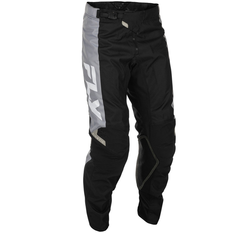 Pantaloni da motocross FLY Racing - USA Kinetic nero-grigio