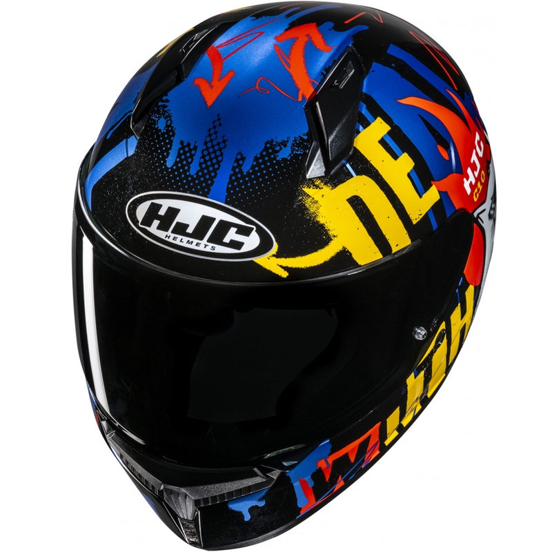Casco integrale da moto per bambini HJC C10 Fop MC23 nero-blu-rosso