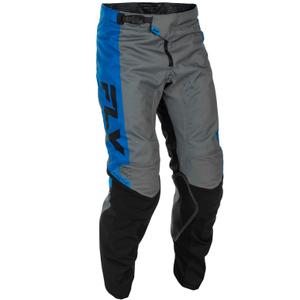 Pantaloni da motocross FLY Racing - USA Kinetic blu-grigio-nero