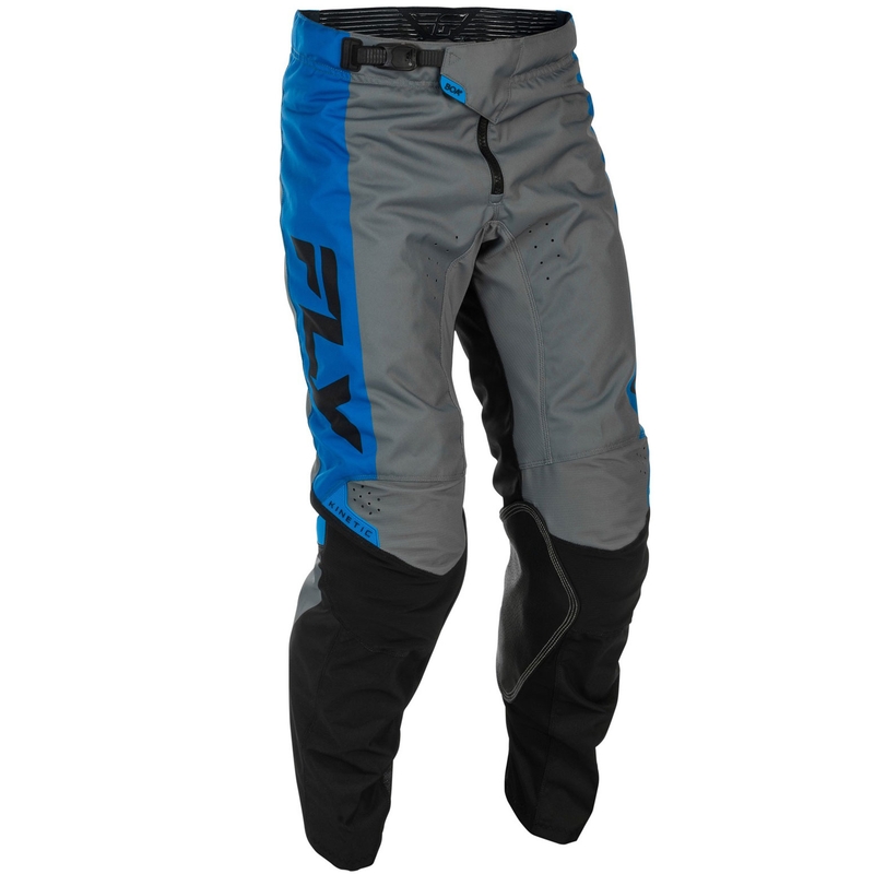 Pantaloni da motocross FLY Racing - USA Kinetic blu-grigio-nero