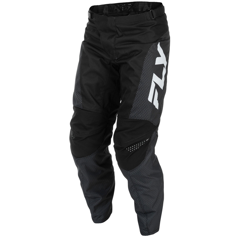 Pantaloni da motocross FLY Racing - USA F-16 nero-bianco