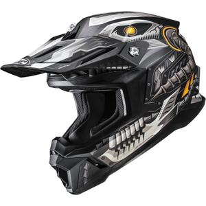 Casco da motocross HJC C50 Mecha Beast MC5SF nero-grigio